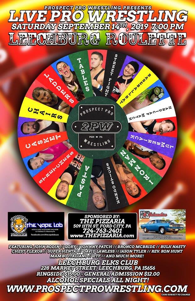 Prospect Pro Wrestling - September 14, 2019