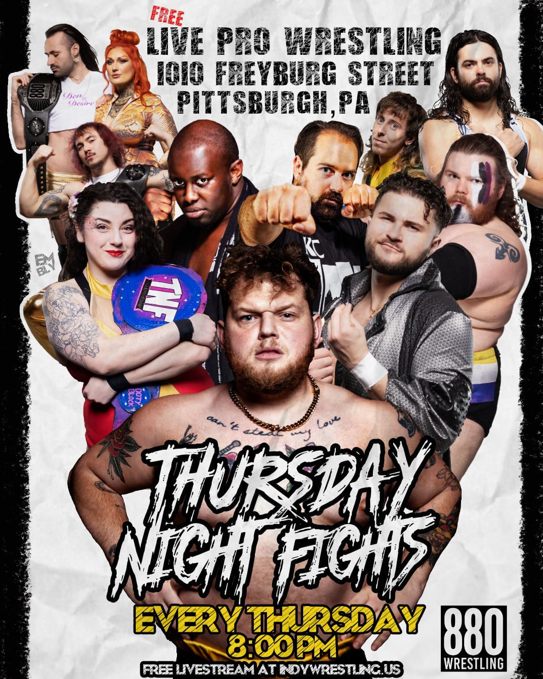 T2T Academy Pittsburgh #ThursdayNightFights - 880 Wrestling