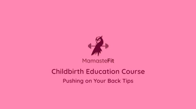 18 - Pushing on Your Back: Tips