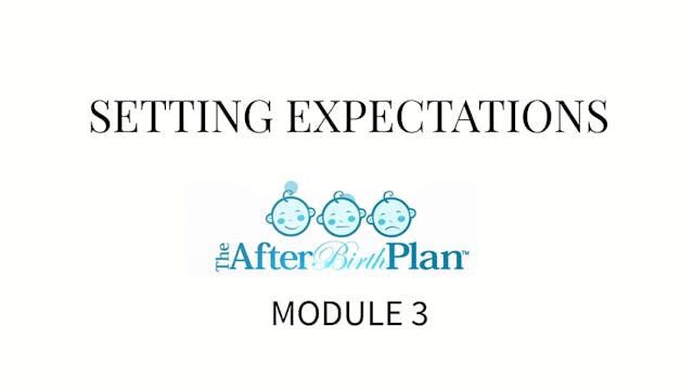 The AfterBith Plan Module 3