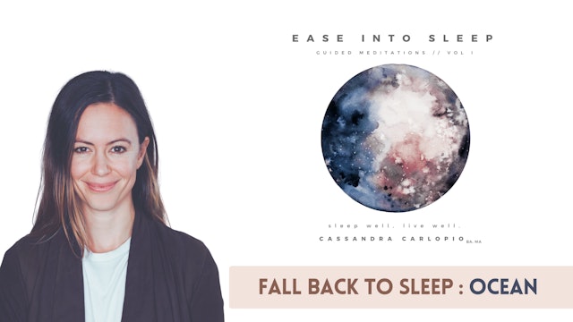 Fall Back to Sleep Meditation (Ocean Sounds)