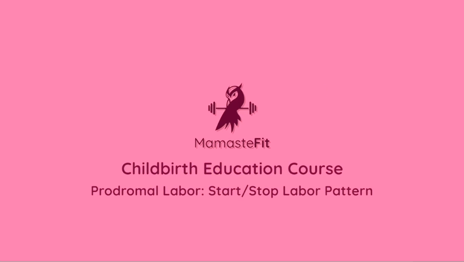 12 - Prodromal Labor: Start/Stop Labor Pattern