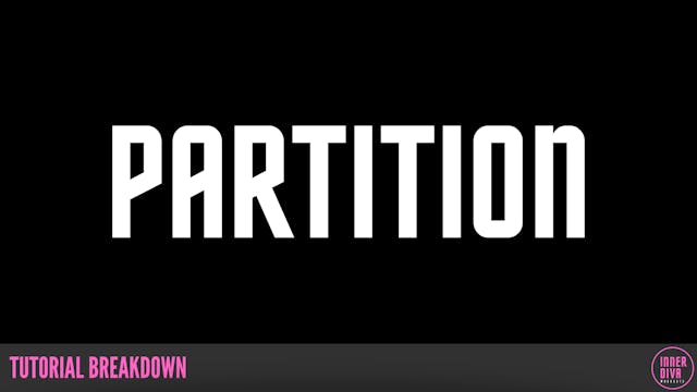 PARTITION TUTORIAL