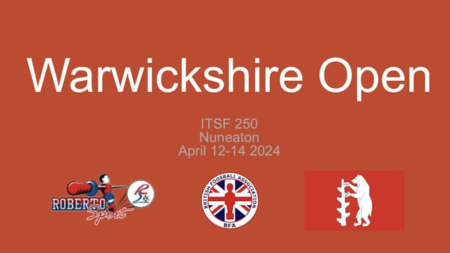 2024 Warwickshire Open | Saturday Tab...