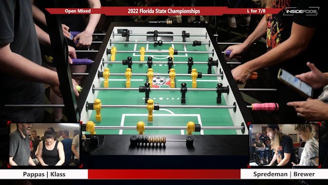 Pappas/Klass vs. Spredeman/D.Brewer |...