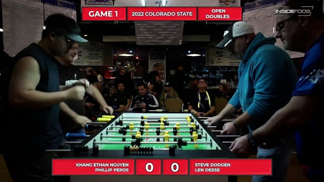 Ethan Nguyen/Phillip Peros vs. Steve Dodgen/Len Deese | Open Doubles L 33/48