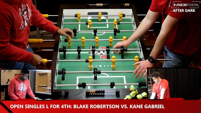 Blake Robertson vs. Kane Gabriel | Open Singles L for 4th