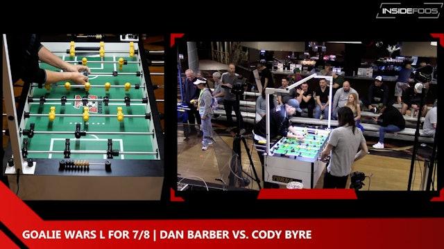 Dan Barber vs. Cody Byre | Goalie Wars L for 7/8