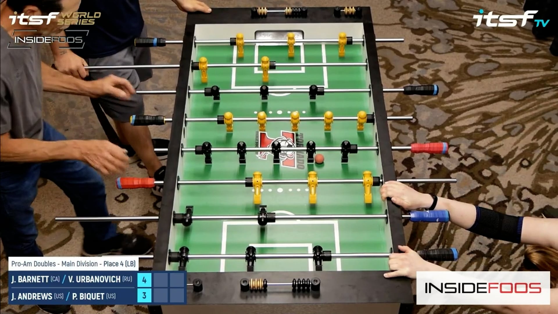 J. Andrews/P. Biquet vs. J. Barnett/V. Urbanovich | Pro-Am Doubles Place 4 LB