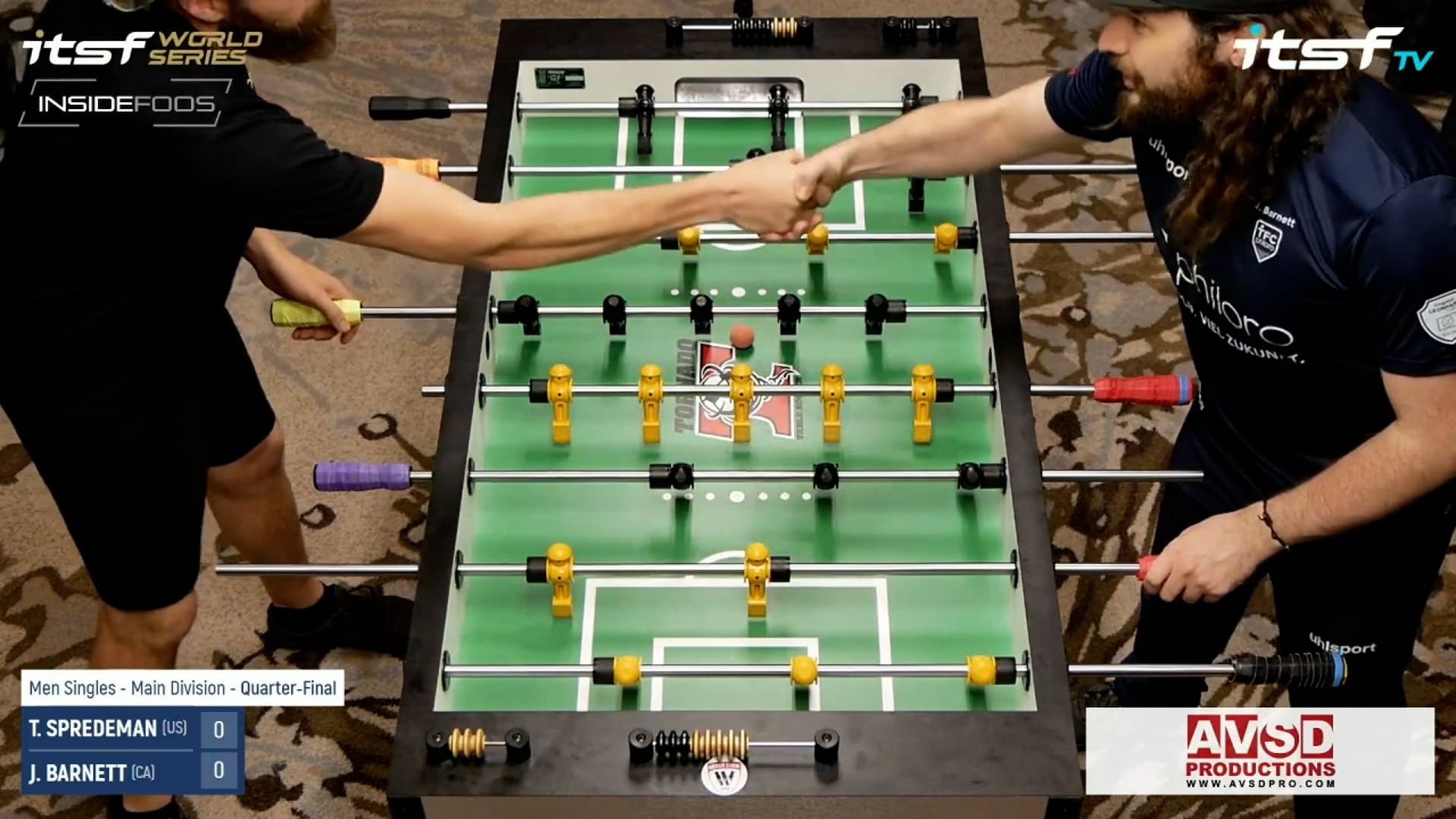 Tony Spredeman vs. Jake Barnett | Men Singles Quarter Final