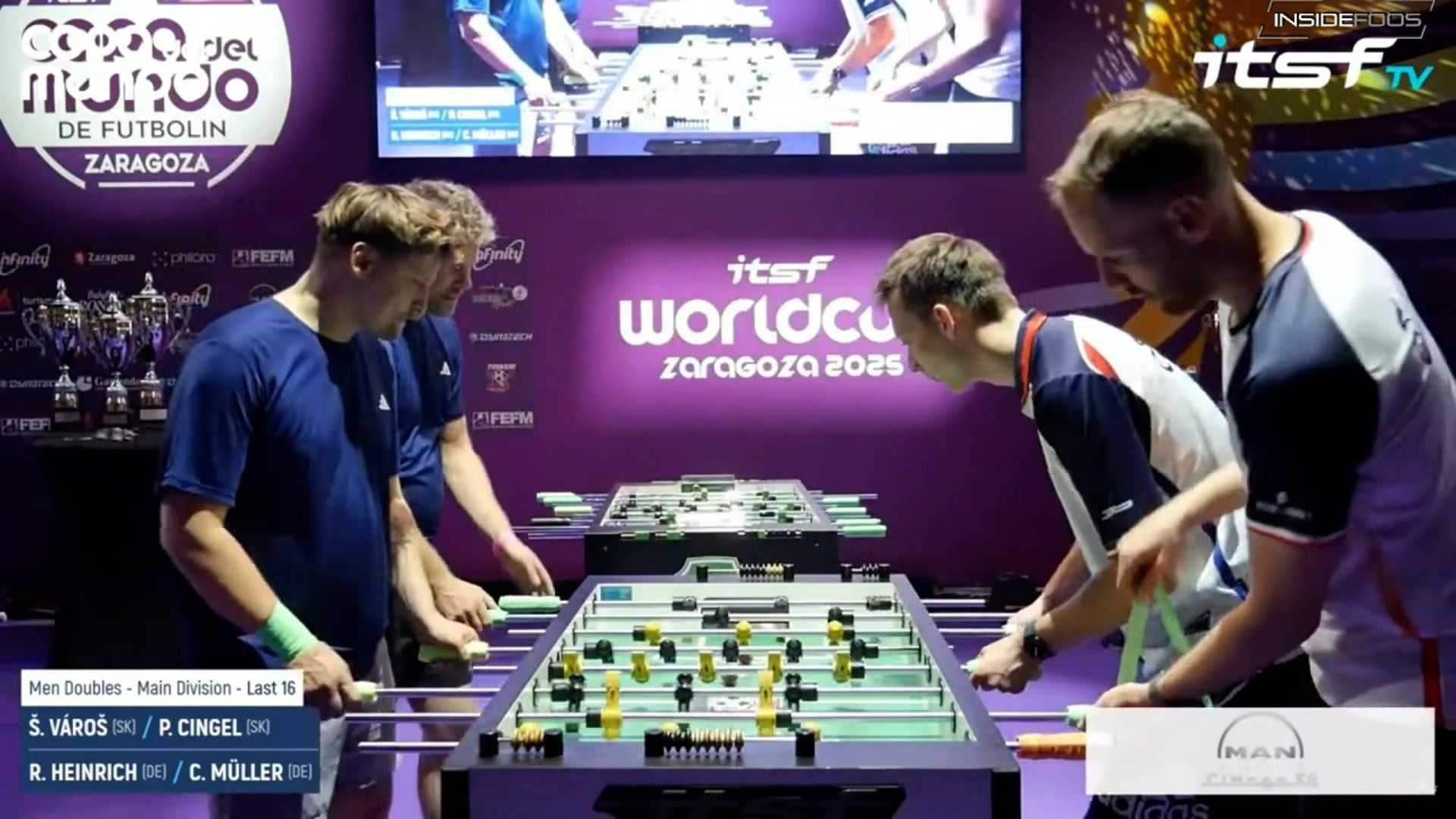 C. Muller/R. Heinrich vs. S. Varos/P. Cingel | Men Doubles Last 16