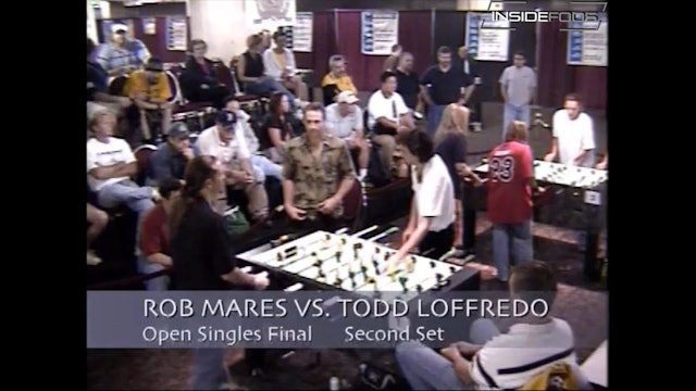 Rob Mares vs. Todd Loffredo | Second Set Open Singles Final 