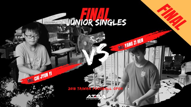 [Cai Jyun Yi]vs[Yang Zi Hen] | JS-Final