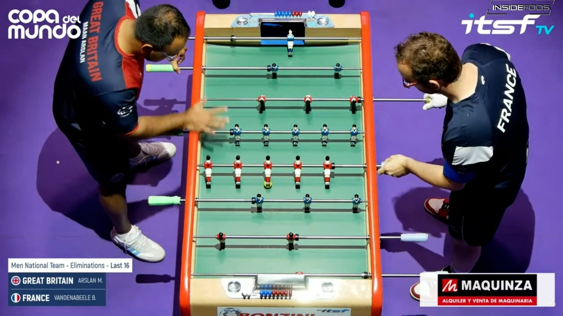 Great Britain vs. France | Men National Team Eliminations Last 16