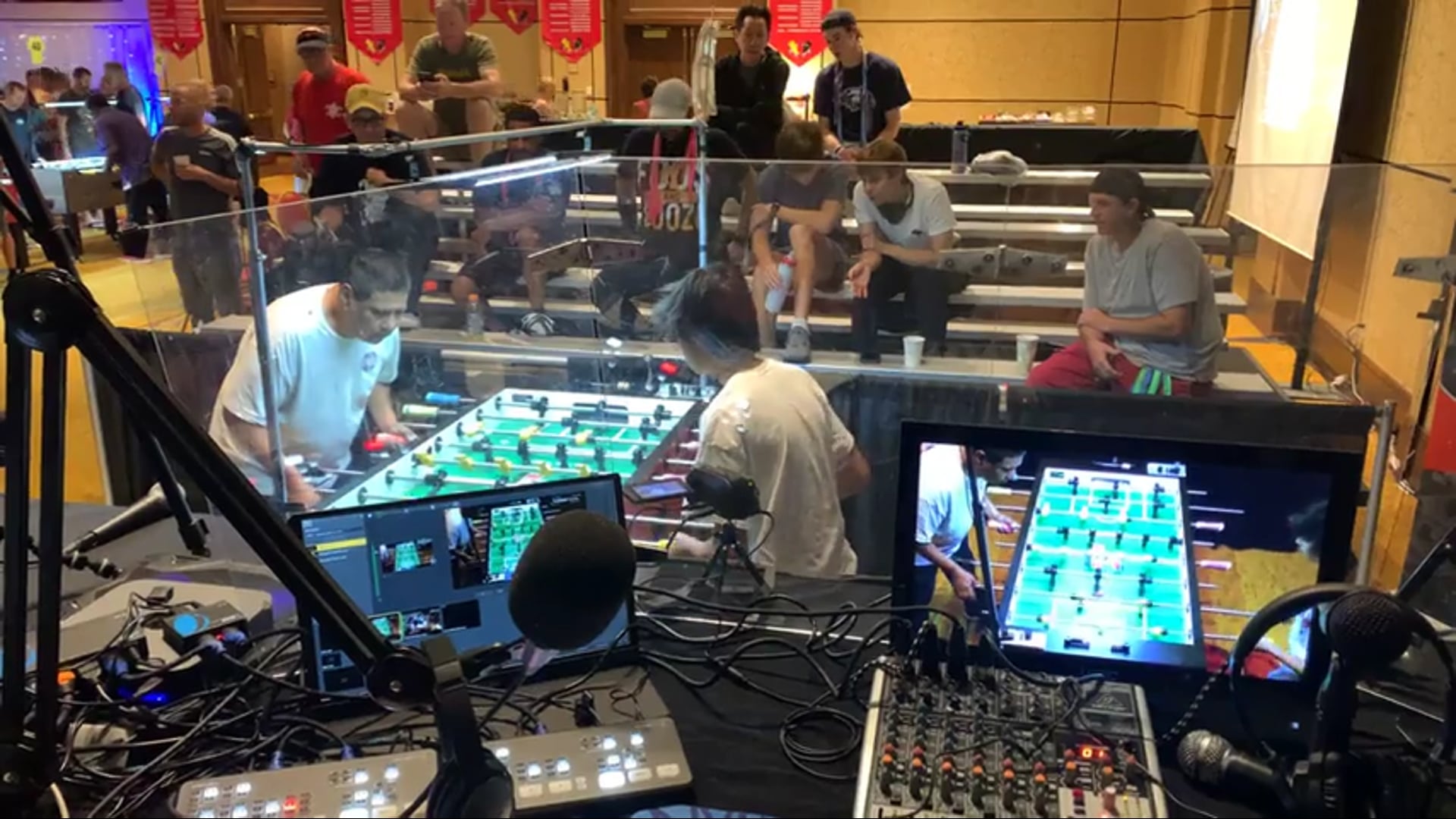 Jim Stevens' Saturday interviews around the tournament room