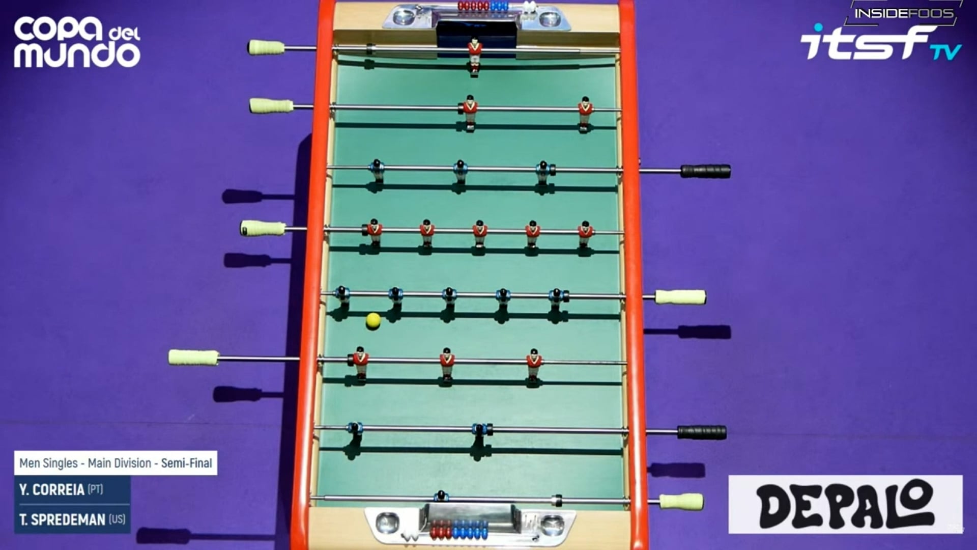 Yannick Correia vs. Tony Spredeman | Men Singles Semi-Finals