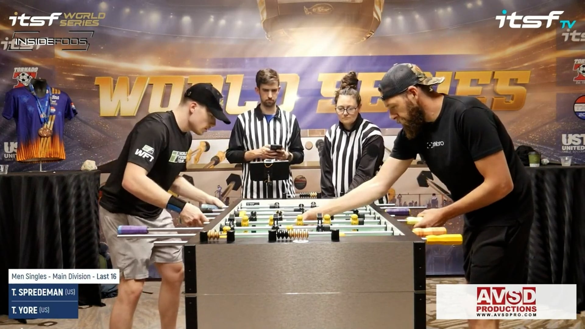 Tommy Yore vs. Tony Spredeman | Men Singles Last 16