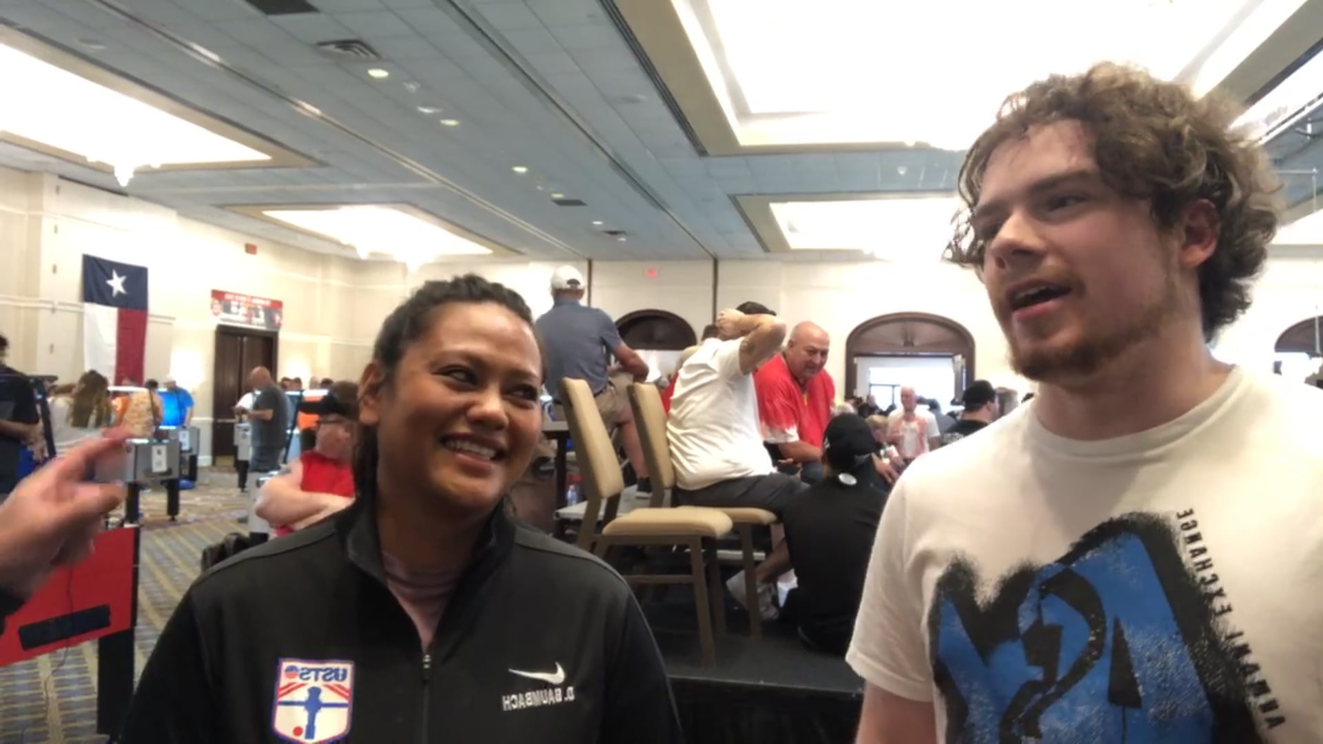 Interview with Deliza Baumbach and Tommy Yore, Jr after their Open Mixed win!