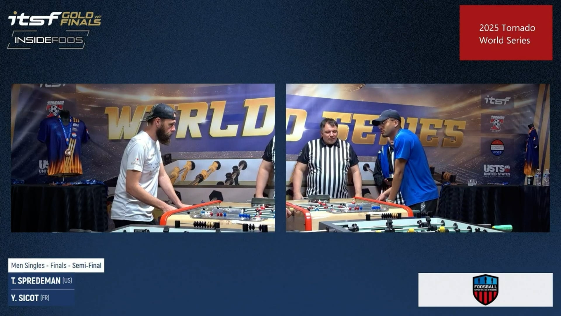 2025 ITSF Gold Finals Tony Spredeman vs. Yoann Sicot | Men Singles Semi Final