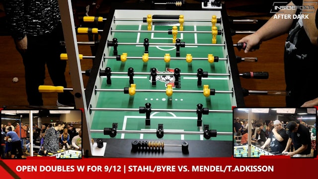 Stahl/Byre vs. Mendel/T.Adkisson | Open Doubles W for 9/12