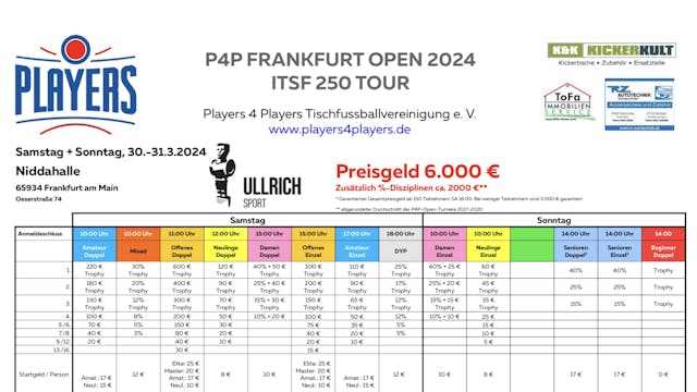 2024 P4P Frankfurt Open