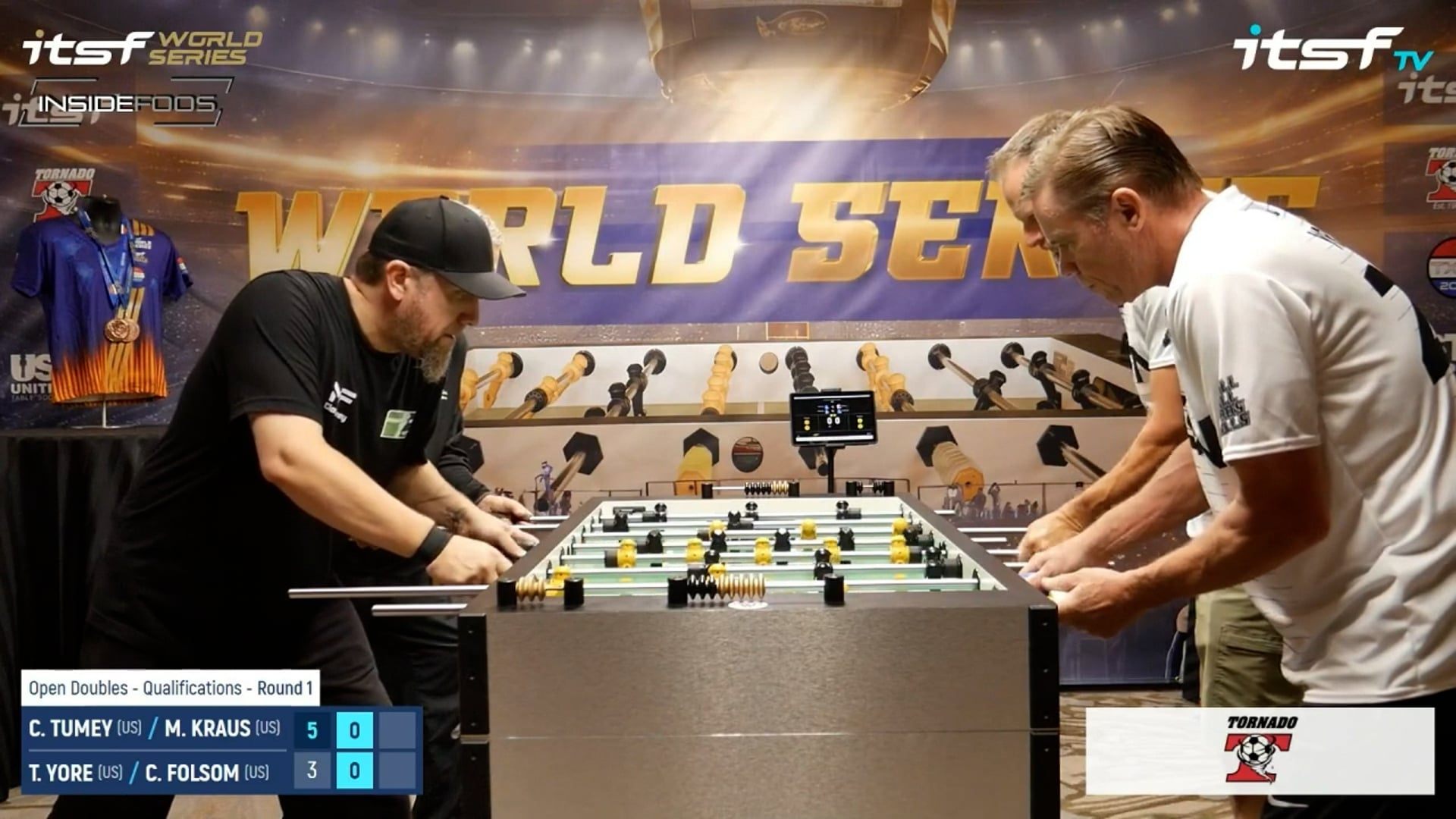 C. Tumey/M. Krause vs. T. Yore/C. Folsom | Open Doubles Qualifying Round 1