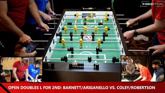 Barnett/Ariganello vs. Coley/Robertson | Open Doubles L for 2nd