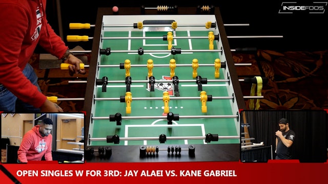 Jay Alaei vs. Kane Gabriel | Open Singles W for 3rd