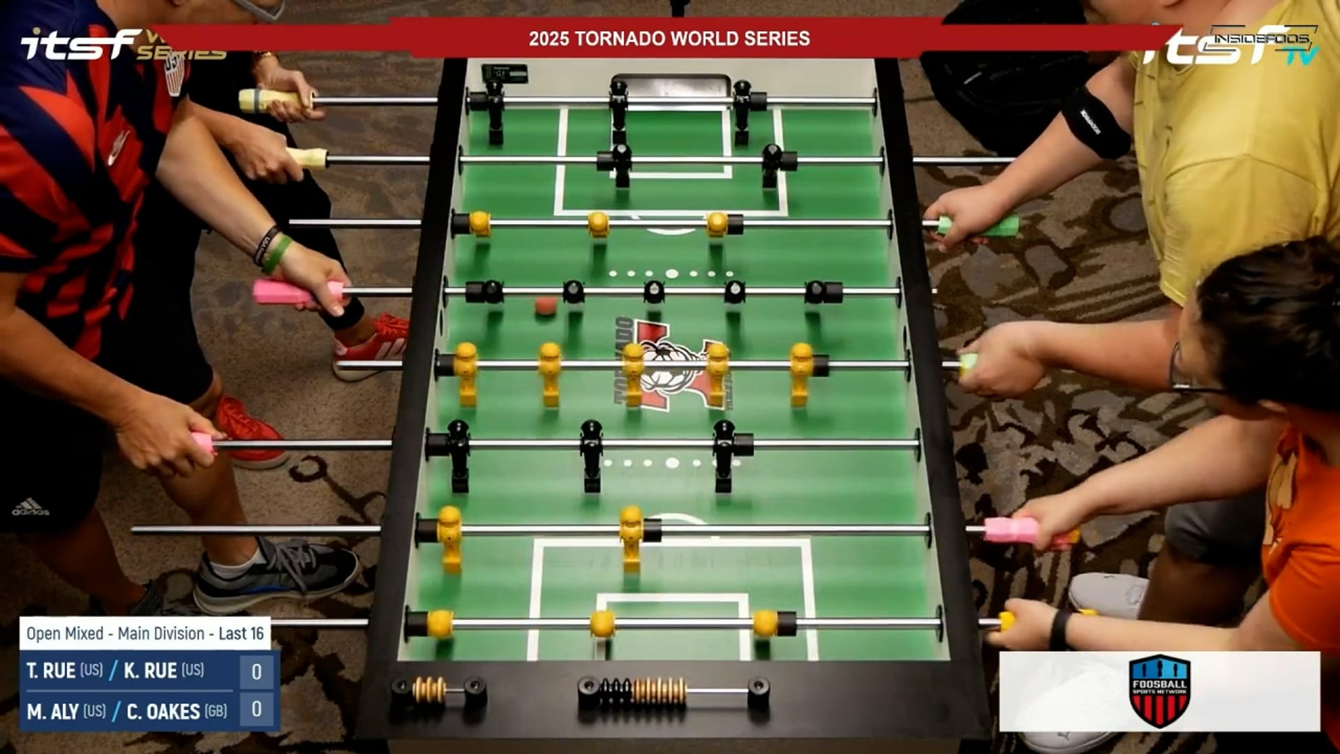 T. Rue/K. Rue vs. C. Oakes/M. Aly | Open Mixed Main Division Last 16