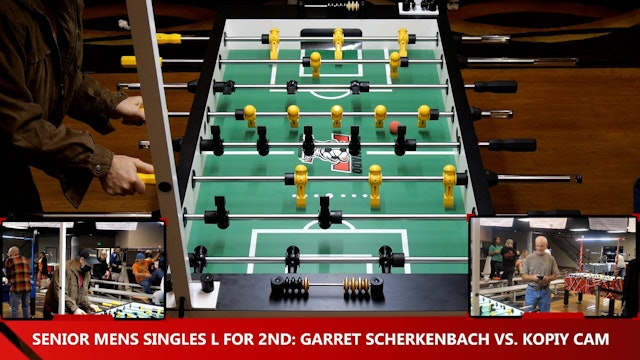 Garret Scherkenbach vs. Kopiy Cam | Senior Mens Singles L for 2nd