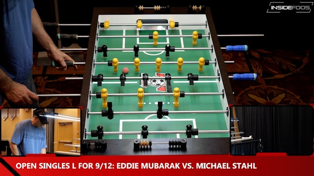 Eddie Mubarak vs. Michael Stahl | Open Singles L for 9/12
