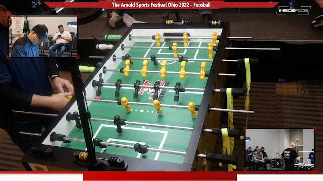 2022 Arnold Sports Festival Foosball - Table 1 Saturday Afternoon Matches
