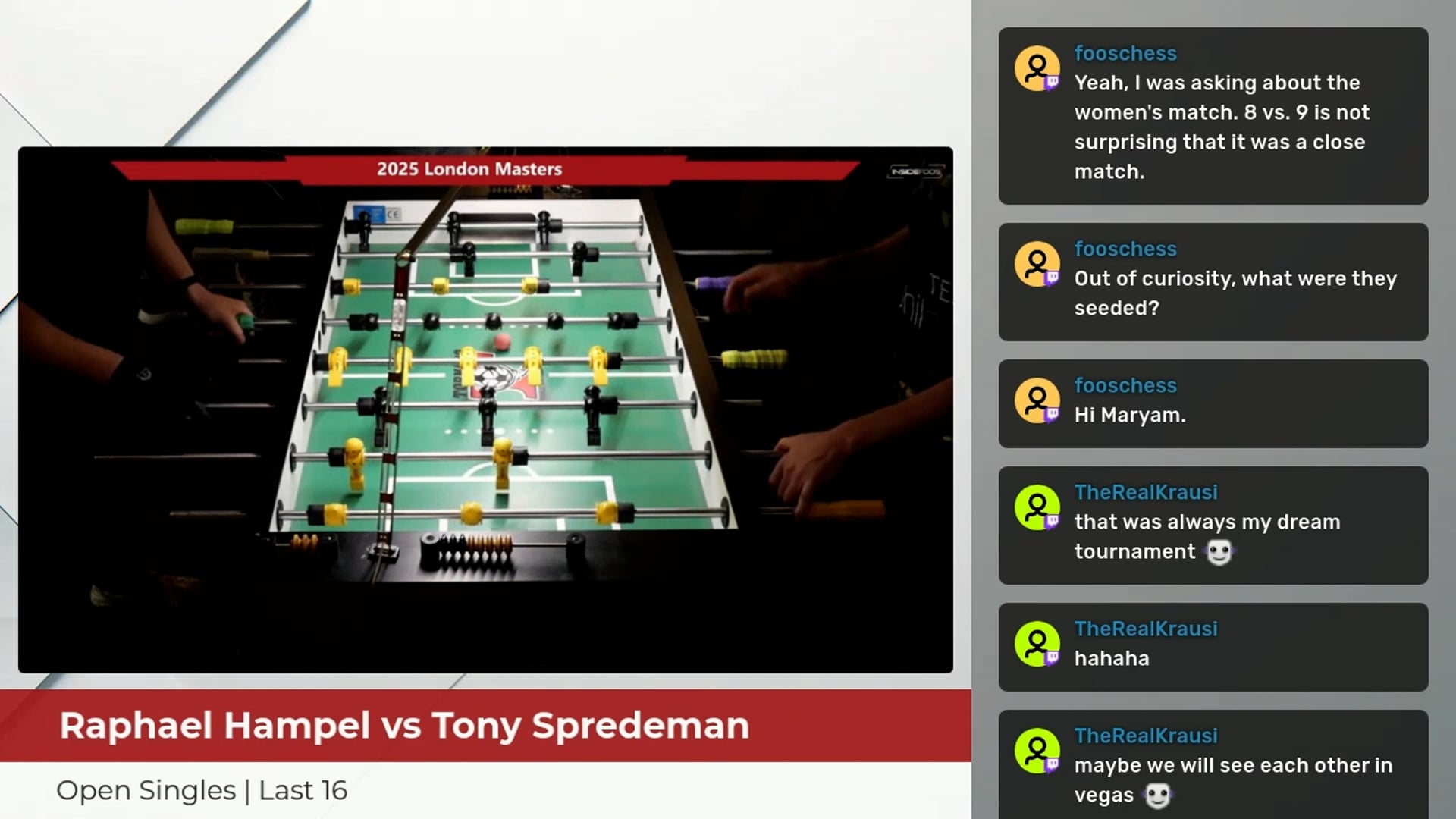 Raphel Hampel vs. Tony Spredeman | Open Singles Last 16