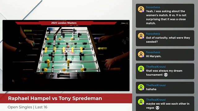Raphel Hampel vs. Tony Spredeman | Op...