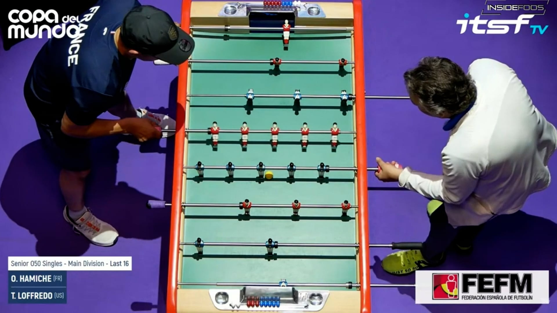 Olivier Hamiche vs. Todd Loffredo | Senior 50 Singles Last 16