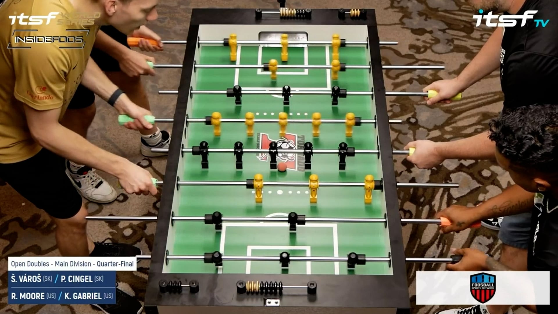 S. Varos/P. Cingel vs. R. Moore/K. Gabriel | Open Doubles Quarter Final