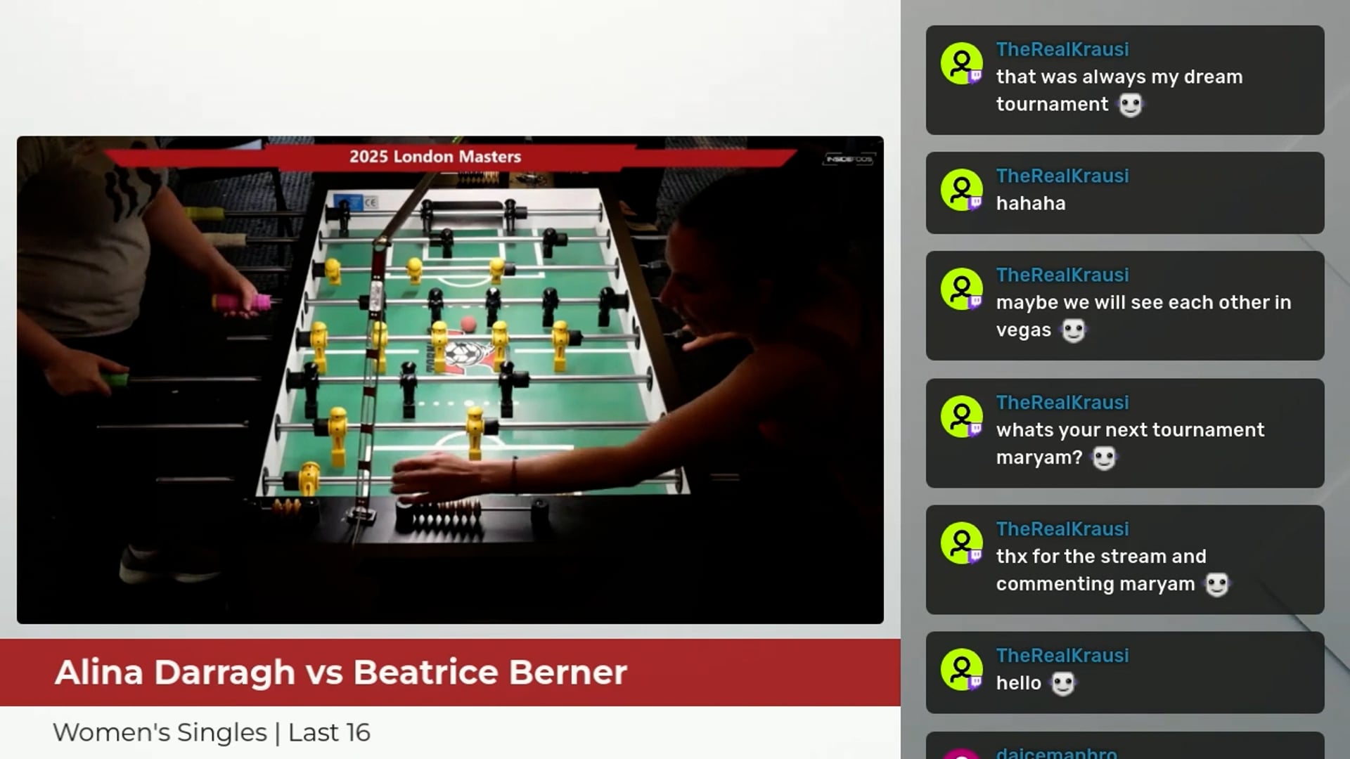 Alina Darragh vs. Beatrice Berner | Women's Singles Last 16