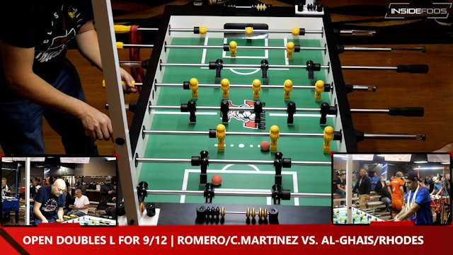 Romero/C.Martinez vs. Al-Ghais/Rhodes | Open Doubles L for 9/12