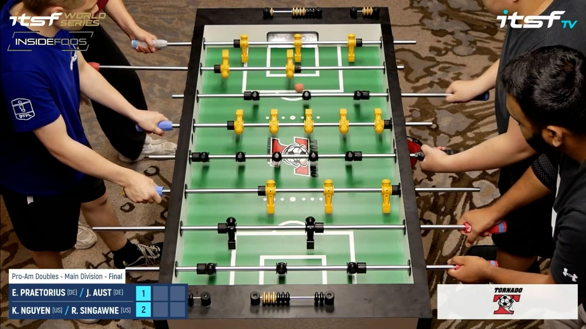 J. Aust/E. Praetorius vs. K. Nguyen/R. Singawne | Pro-Am Doubles Final