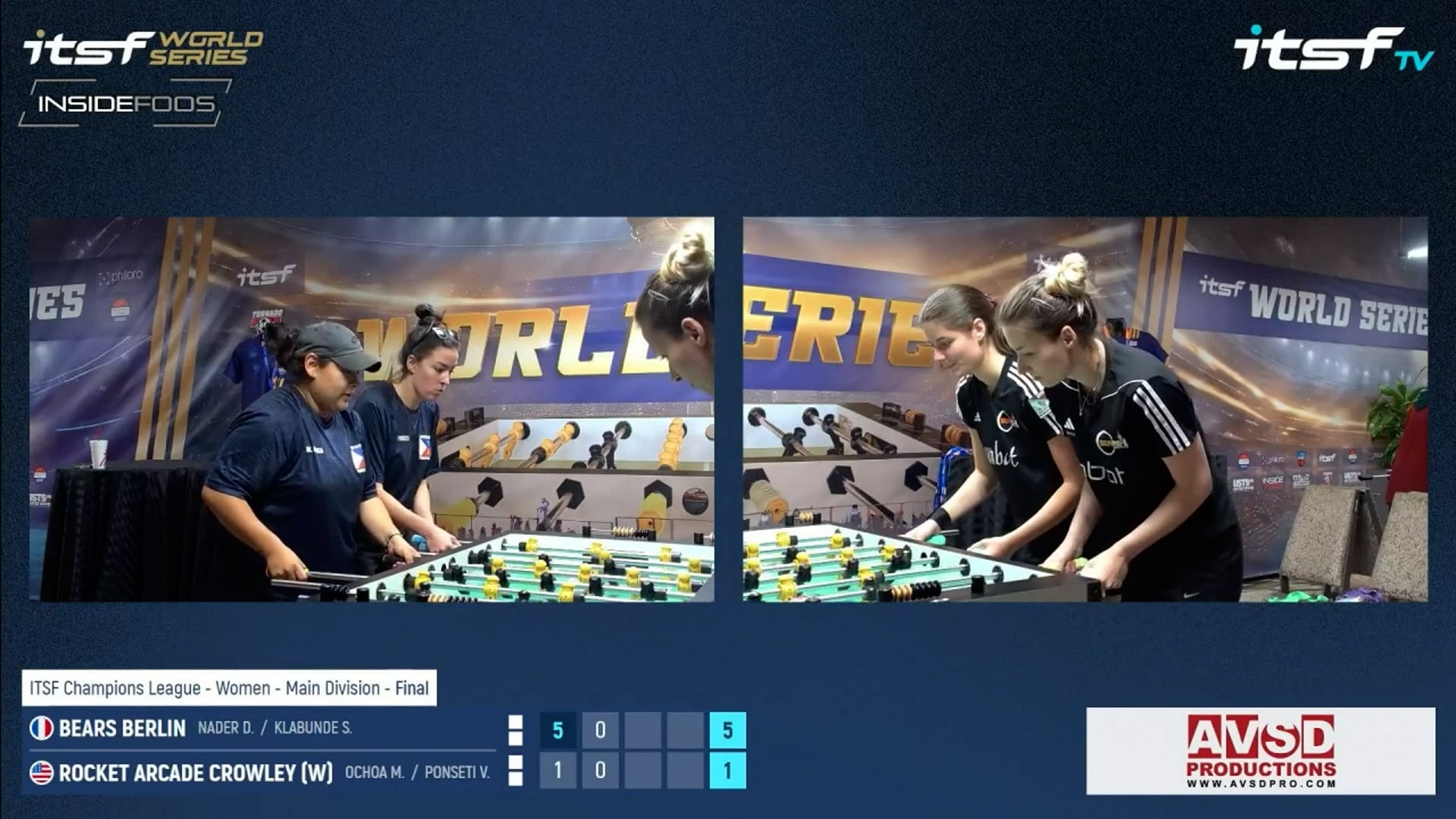 ITSF League Women | Rocket Arcade Crowley (W) vs. Berlin Bears Final Element 2