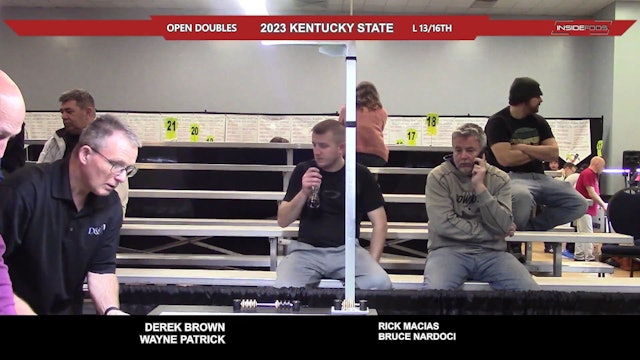 Derek Brown/Wayne Patrick vs. Rick Macias/Bruce Nardoci | Open Doubles L 13/16