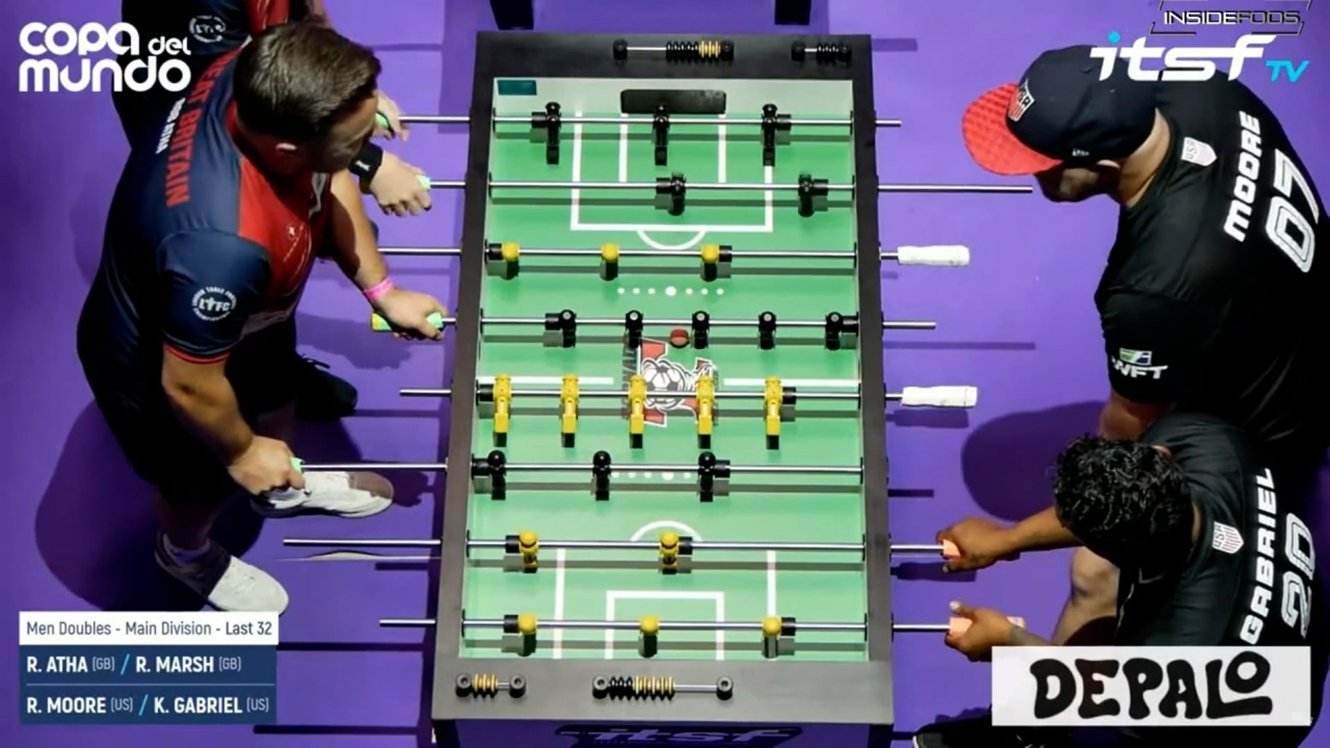 R. Atha/R. Marsh vs. R. Moore/K. Gabriel | Men Doubles Last 32