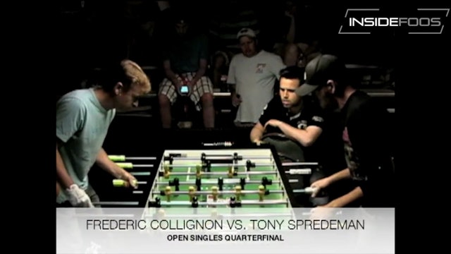 Frederic Collignon vs. Tony Spredeman | Open Singles WB Quarterfinal