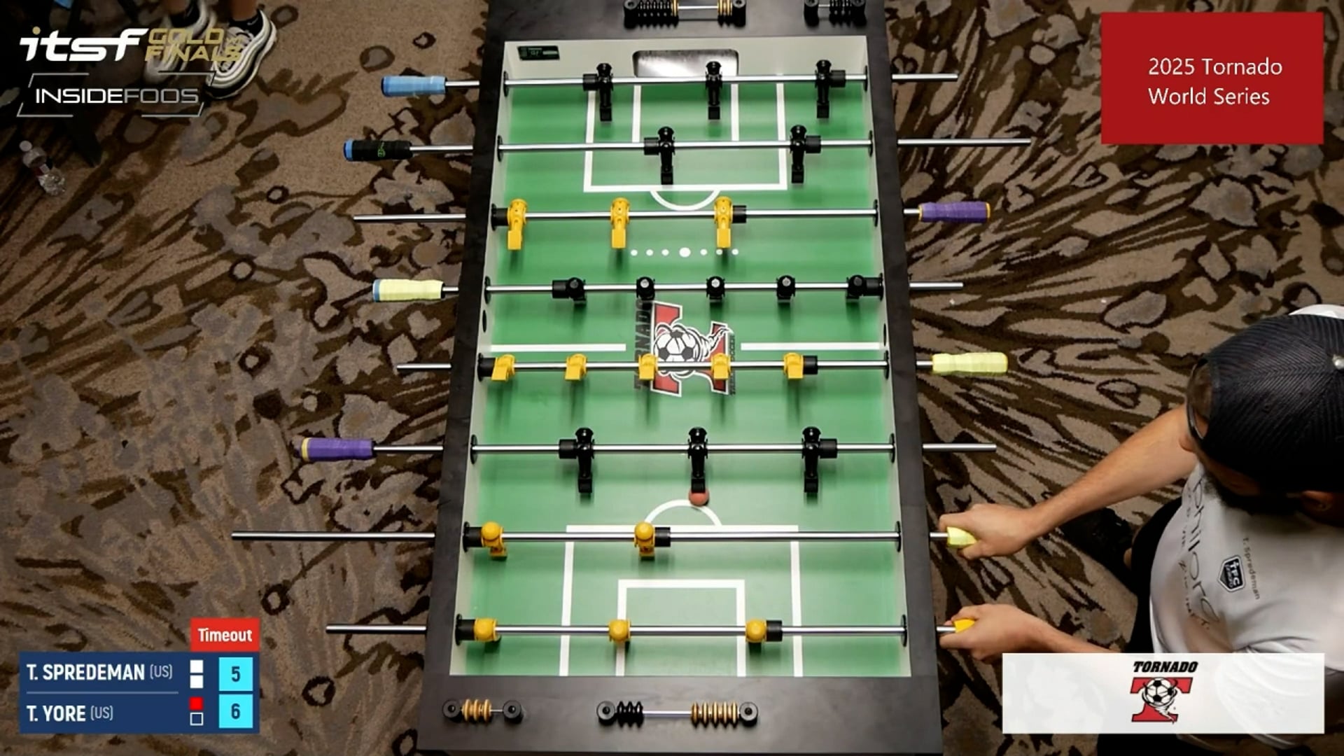 2025 ITSF Gold Final Tommy Yore vs. Tony Spredeman | Men Singles Qualifying Rd 5