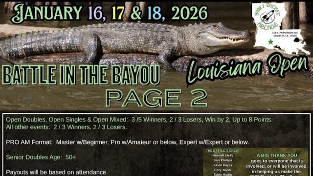 2026 Battle in the Bayou