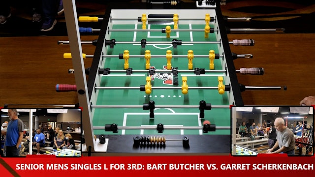 Bart Butcher vs. Garret Scherkenbach | Senior Mens Singles L for 3rd