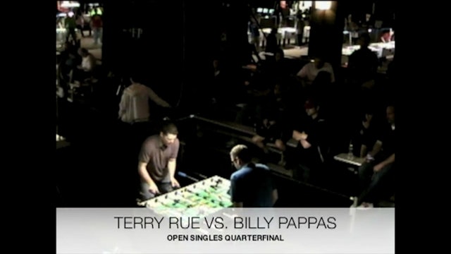Billy Pappas vs. Terry Rue | Open Singles WB Quarterfinal