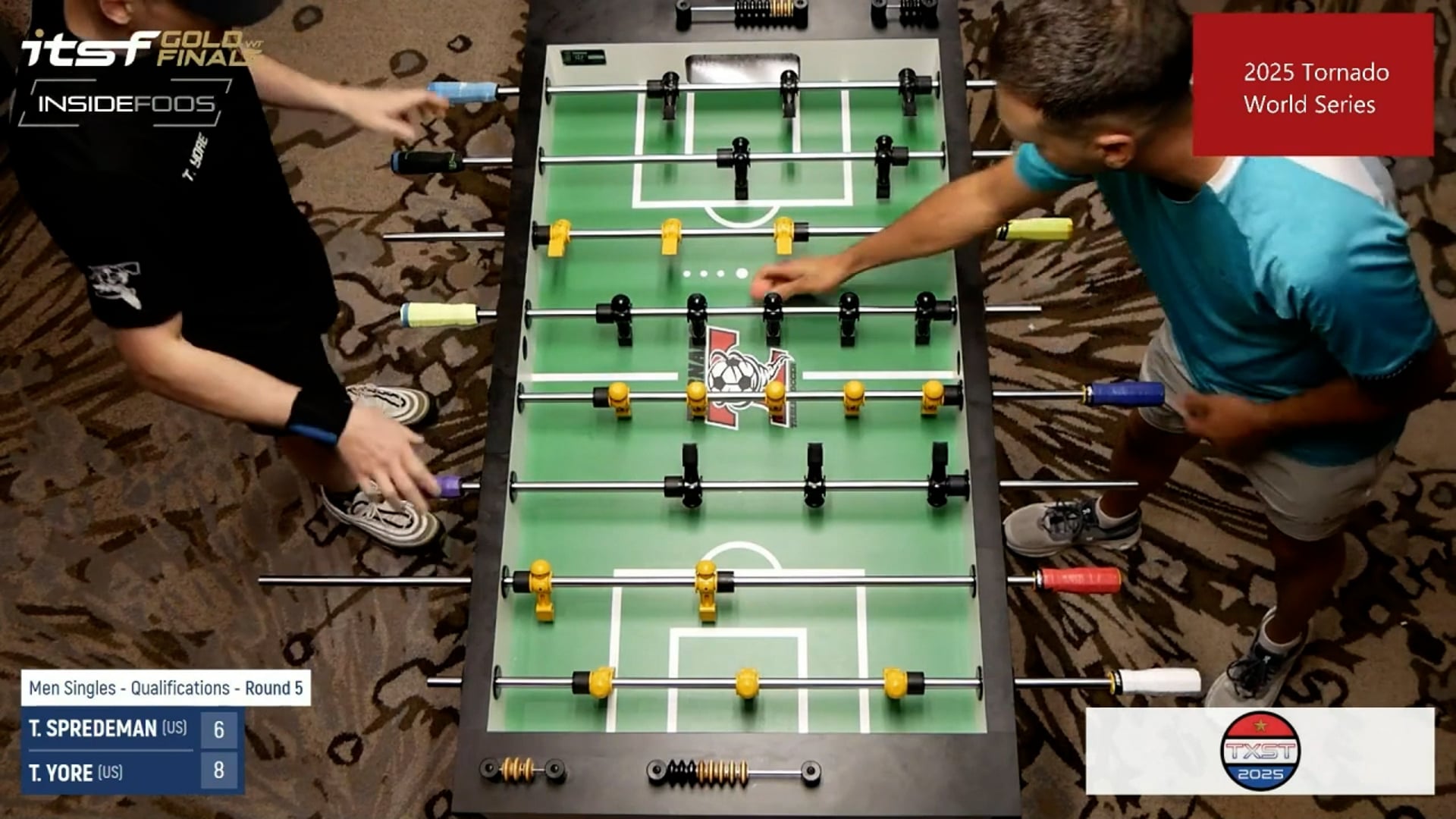 2025 ITSF Gold Final Tommy Yore vs Javi Ruiz Moreiras | Men Singles Qualify Rd 6