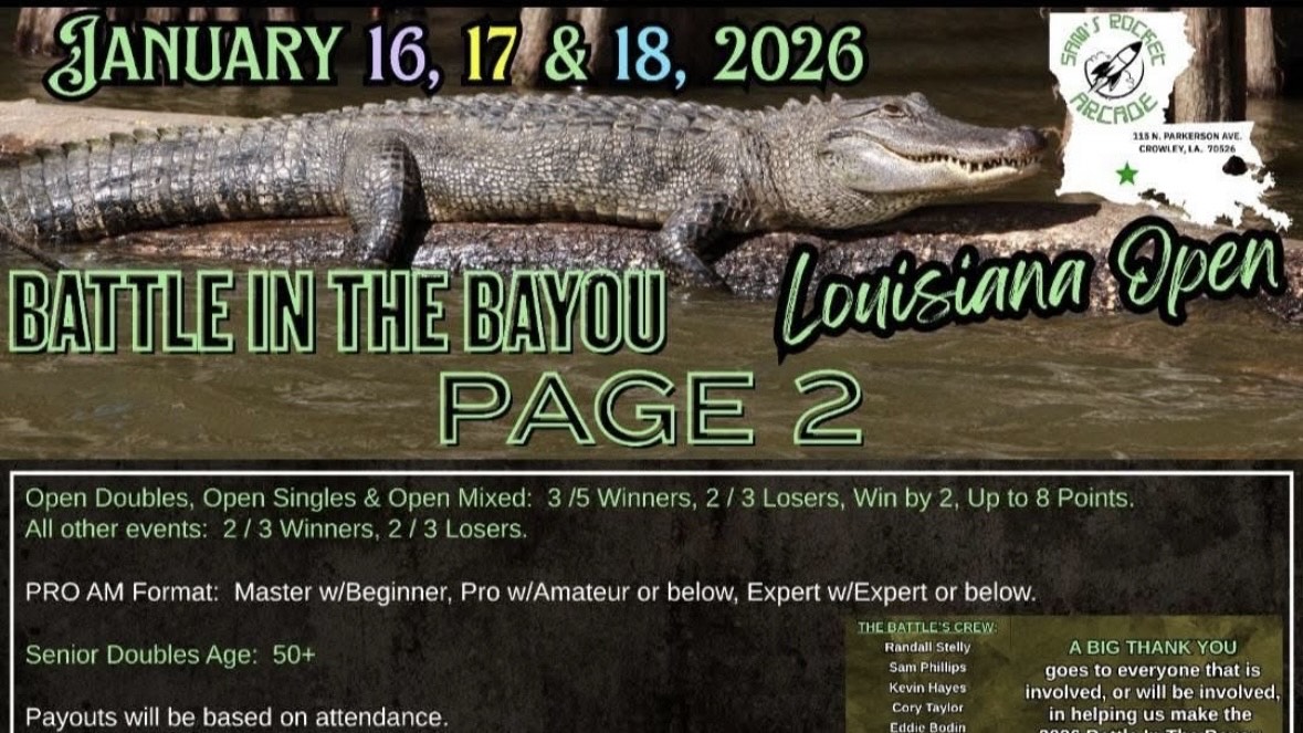 2026 Battle in the Bayou | Saturday Table 3 Part 2 - 01/18/2026, 07:07:27