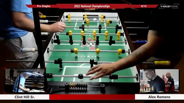 Clint Hill Sr. vs. Alex Romero | Pro Singles L 9/12